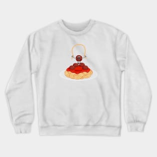 Skipping Meatball Crewneck Sweatshirt
